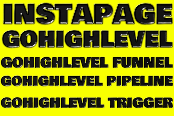 I will do gohighlevel funnel, gohighlevel landing page, trigger