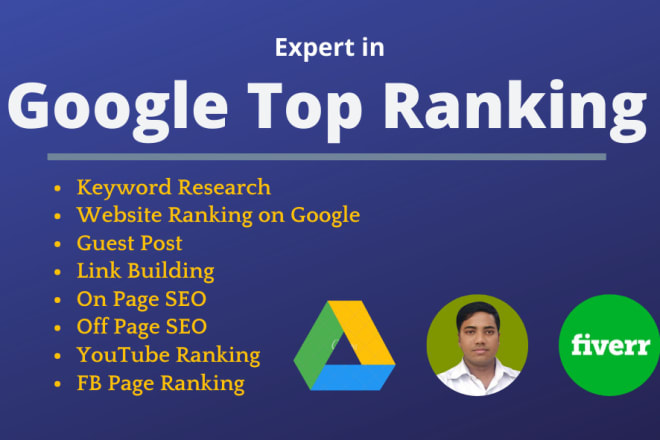 I will do google top ranking on your business