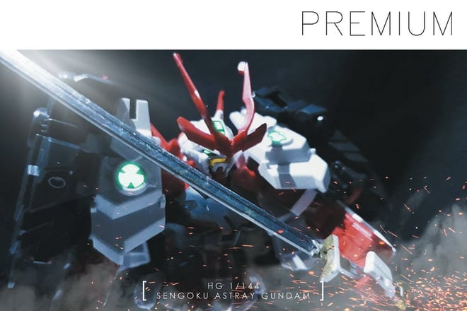 I will do gundam editing and retouching in high resolution