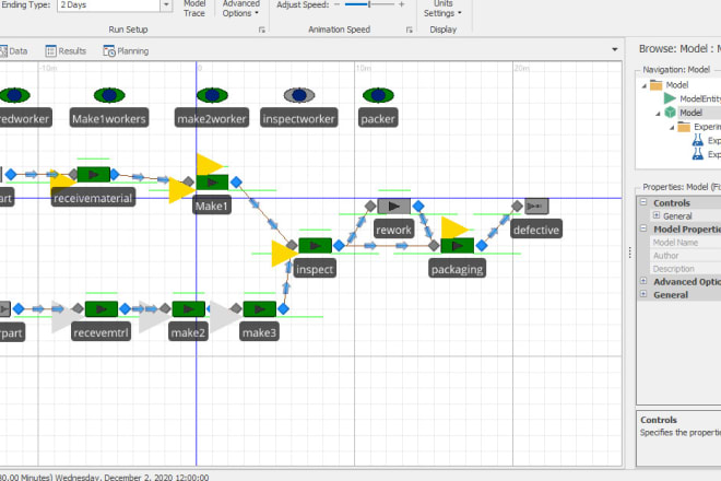 I will do indutrial simulation using simio and arena analysis of new setups