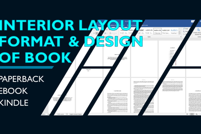 I will do interior layout formatting for paperback and ebook