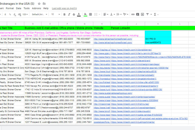 I will do lead generation email address expert