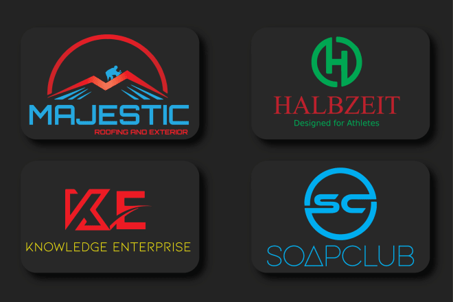 I will do modern logo design for brand business and company