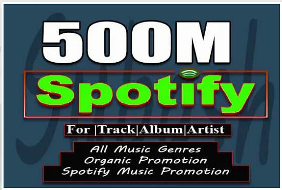 I will do organic viral spotify promotion to boost streams, plays