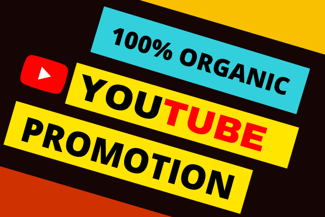 I will do organic youtube video promotion