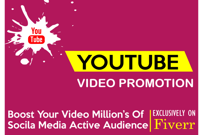 I will do organic youtube video promotion