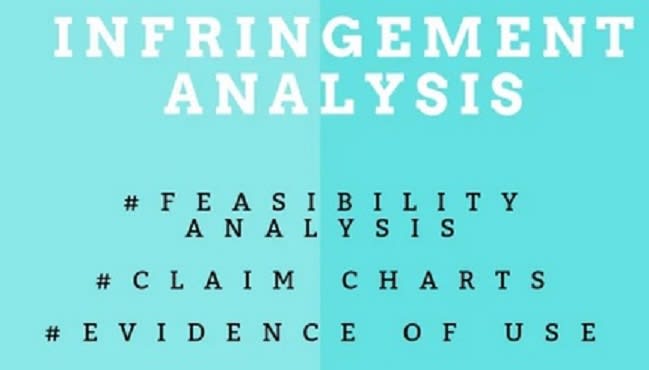 I will do patent vs product infringement analysis to check any technology theft