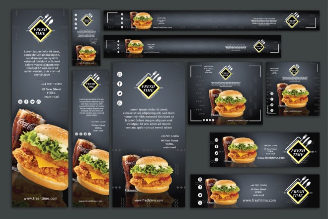 I will do professional banner designs
