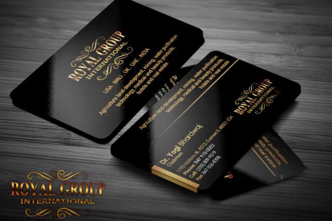 I will do professional modern business card design