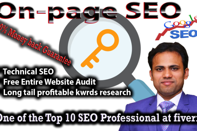 I will do professional onpage SEO and wordpress website ranking