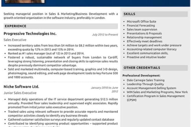 I will do professional resume designing and cv creation