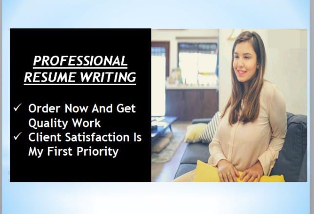 I will do professional resume writing