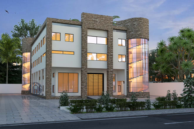 I will do realistic architectural rendering
