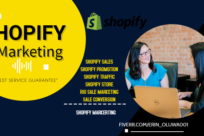I will do roi shopify store marketing,shopify traffic and e commerce marketing