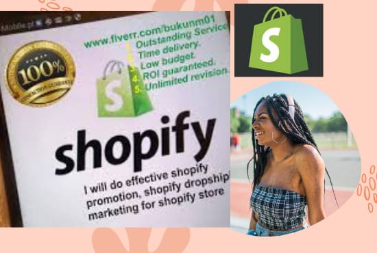 I will do shopify marketing plans,shopify promotion,shopify store and web traffic