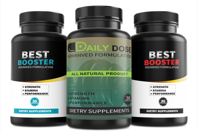 I will do supplement label for your brand