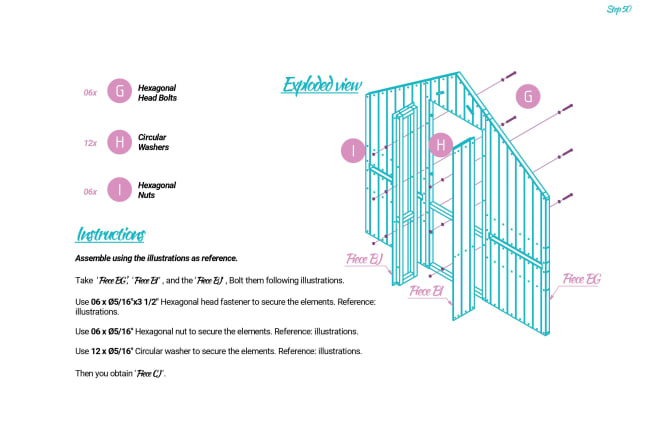 I will do technical drawings for DIY plans