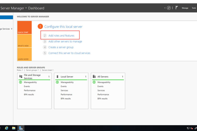 I will do the domain server sql server services