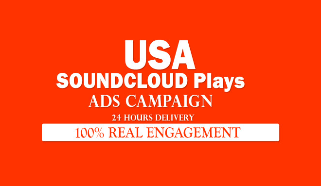 I will do usa organic soundcloud music promotion to USA audience
