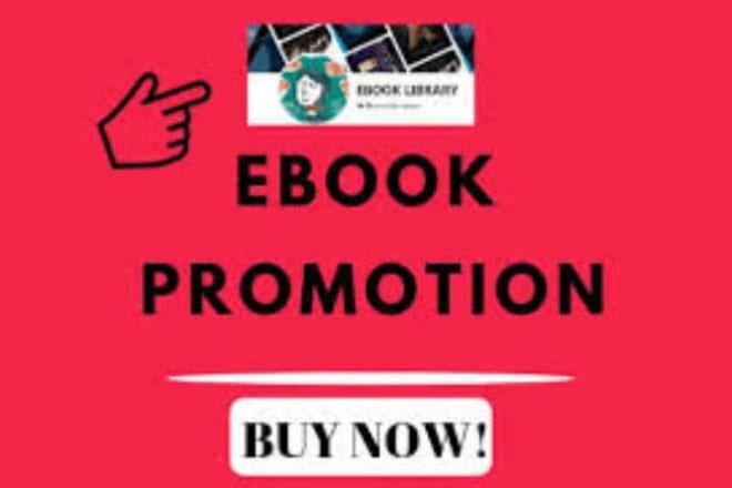 I will do viral promotion for your ebook to real active targeted audience