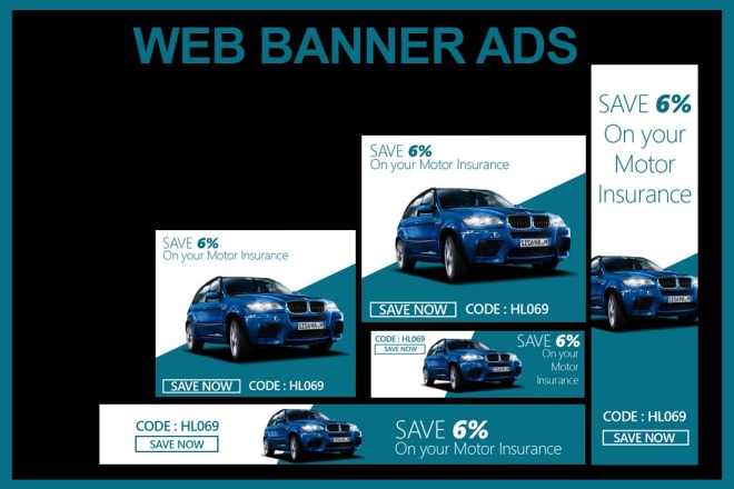 I will do web banner design