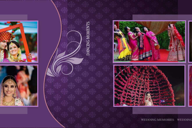 I will do wedding album design