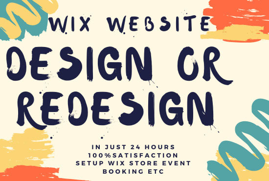I will do wix website design or redesign wix website