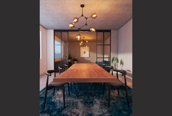 I will do your 3d model and interior architecture rendering