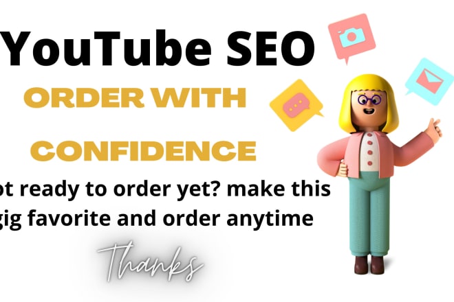 I will do youtube video seo service to improve ranking in yt and google