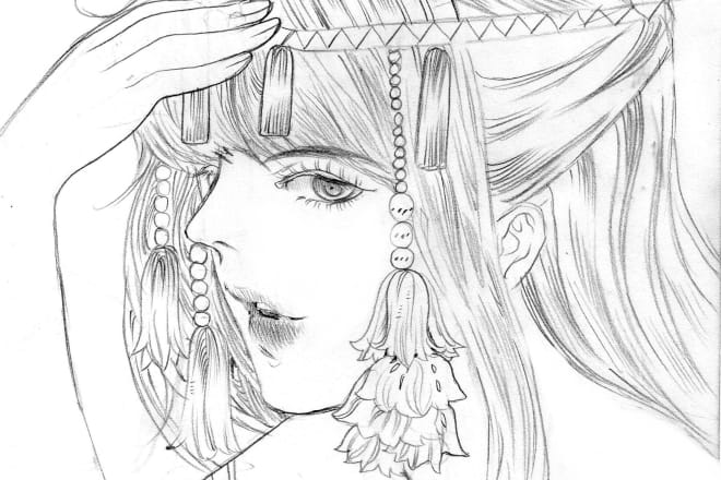 I will draw a coloring book page for children and adults