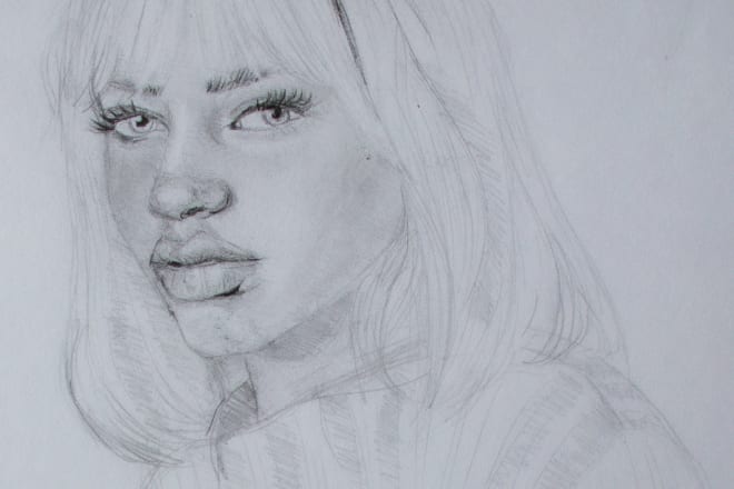 I will draw a pencil portrait of anyone