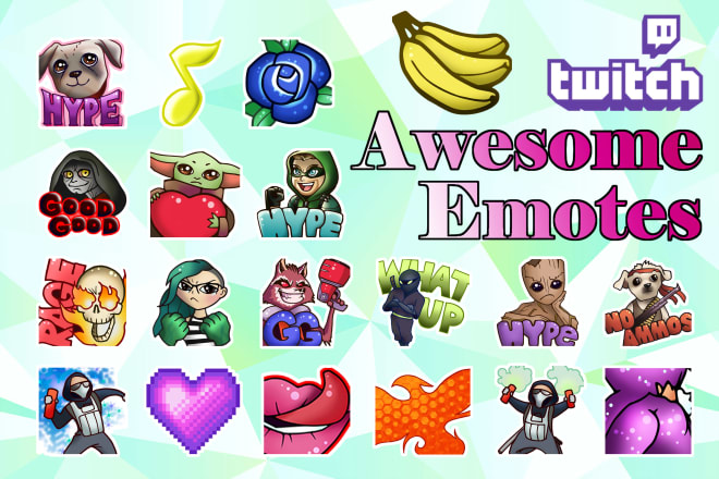 I will draw amazing twitch emotes and badges