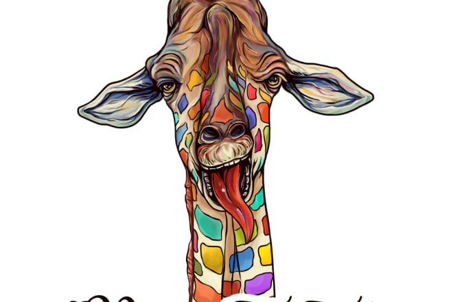 I will draw animal illustration logo in my style