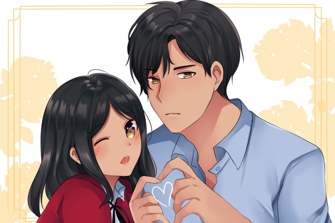 I will draw anime fanart and original character