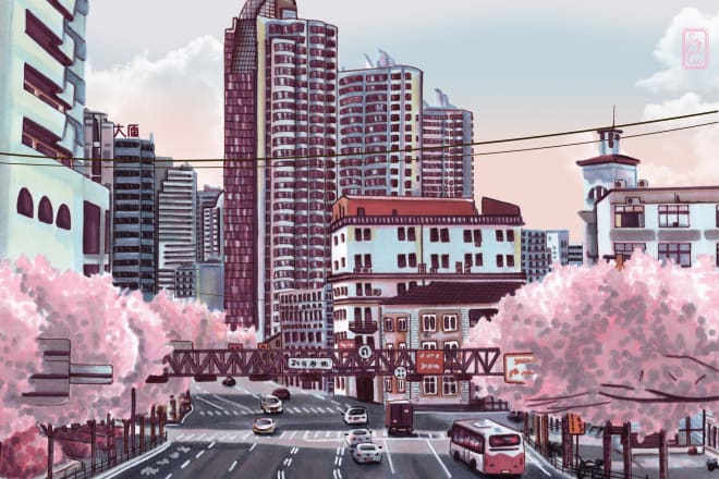 I will draw any landscape in my style