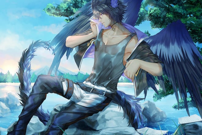I will draw attractive anime manga characters for you