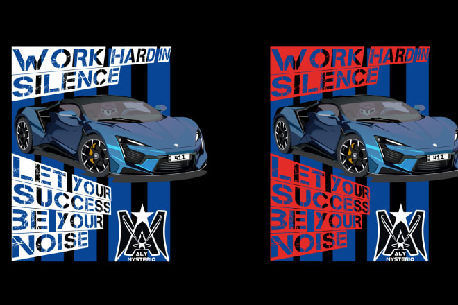 I will draw cool vector cartoon car illustration for your t shirt