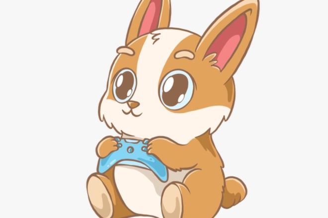 I will draw cute animals cartoon character
