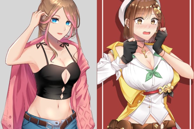 I will draw detailed anime character for you