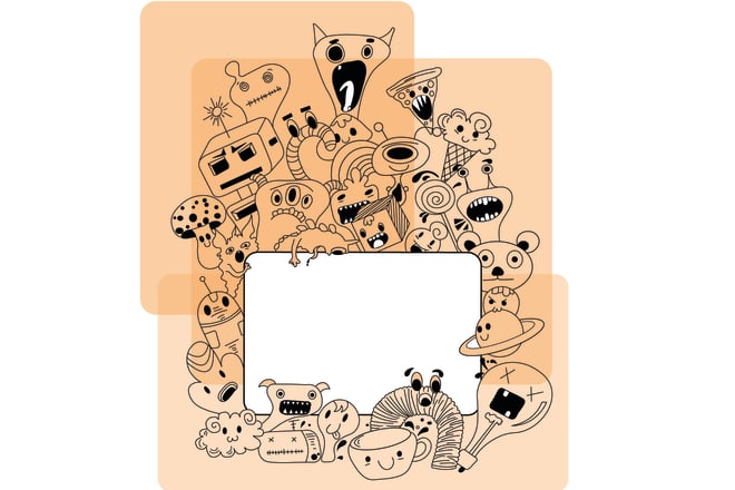 I will draw doodle art cute illustration cartoon for any purpose