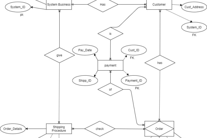 I will draw er diagrams,flow charts,org charts sketcher,