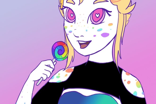I will draw fan art for you