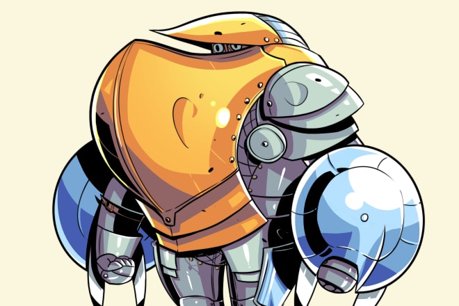 I will draw fantasy characters in a cell shaded cartoonish style
