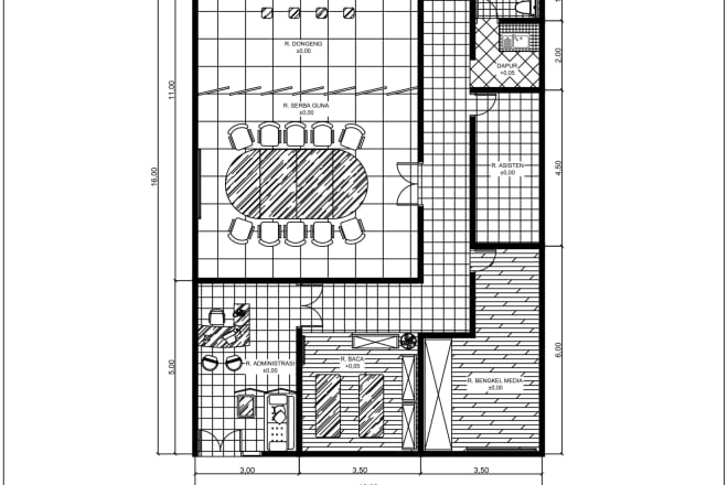 I will draw floor plan elevation section to PDF and dwg