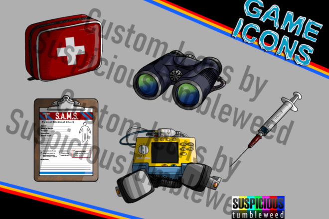I will draw icons for your game or rp server