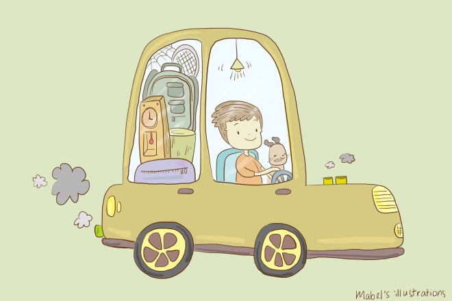 I will draw imperfect illustration in this style