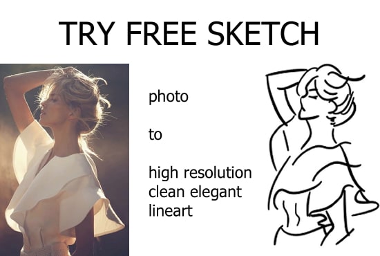 I will draw minimalist line art portrait for tshirt wall art