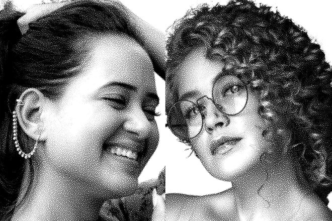 I will draw portrait illustration in pointilism style