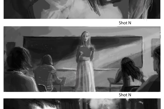 I will draw professional storyboards for your movie and commercial