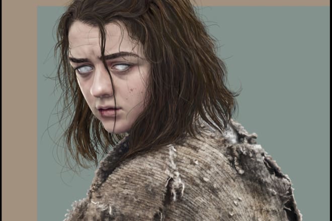 I will draw realistic digital portraits from a photo